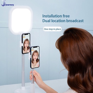 Soporte De teléfono Portátil joymi V8 con soporte De Luz LED ajustable inalámbrico Selfie relleno De lámpara De Luz Para video en Vivo