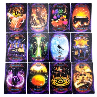 Red Witches' Wisdom Oracle Cards English Version 48-Card Deck Tarot Party Board Game Divination Fate (7)
