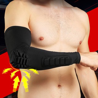 anticolisión alargar brazo protector de baloncesto deportes codo brazo manga almohadilla (6)