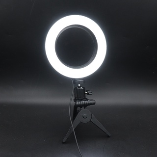 {FCC} Lámpara LED de 6 pulgadas con anillo de luz para Selfie/cámara en vivo regulable para teléfono/estudio/foto/Video