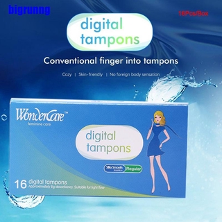 (Bigr) 16 piezas/caja lentes De algodón Super absorbentes irregulares unisex Para protección menstruación Jjl