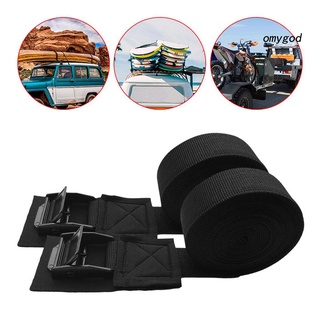 omygod.cl 2 Pcs Tie Down Straps Quick Release Scratch-free Nylon Outdoor Car Cam Buckle for Surfboard
