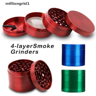 [milliongrid1] Trituradora De Tabaco De Metal De 4 Capas , Amoladora De Hierbas A Base Fumar (1)