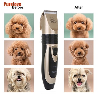 [Purelove] máquina de afeitar eléctrica para mascotas/perros/gatos/rasuradora de pelo/maquillaje de animales/cortadora de animales (2)