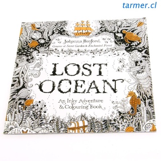 TAR2 Lost Ocean Drawing Coloring Book Graffiti Books Adult Painting Children New