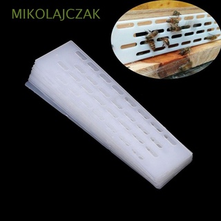 mikolajczak - marco espaciador para el hogar, 10 unidades, herramienta de apicultura, jardín, abejas, plástico, alta calidad, equipo anti escape, multicolor