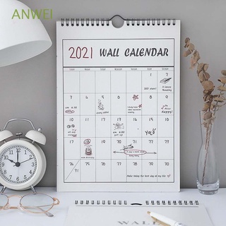 Anwei calendario/Agenda/notelas/repuestos De doble Metal Para decoración del hogar/oficina/diario 2022