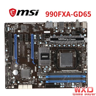 Usado MSI 990FXA-GD65 Computadora USB3.0 SATA III Placa Base AM3 + AM3 DDR3 Para AMD 990 990FX 990X Escritorio De