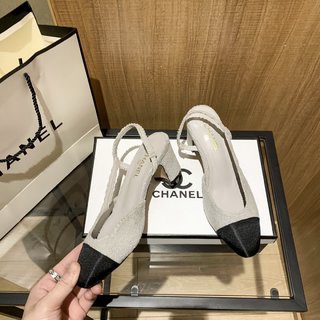 Chanel sandalias de tacón Alto cómodo para mujer