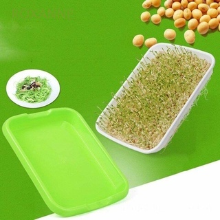 ROXANNE Homemade Seedling Tray Natural Soilless cultivation Gardening Tools Nursery Pots Wheatgrass Plastic Encryption Green Double-layer Hydroponic Vegetable/Multicolor