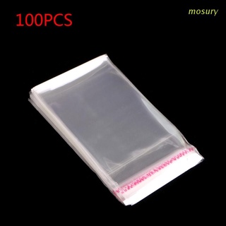 mosury transparente plástico opp autoadhesivo sello bolsa resellable bolsas de polietileno