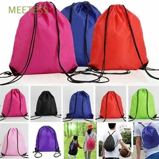 meetess mochila mochila portátil deportes mochila con cordón bolsa impermeable moda casual viaje compras mochila/multicolor