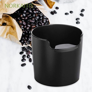 NORKAITIS Durable Coffee Knock Box Espresso Espresso Knock Box Grinds Bin Waste Bin Bar Container Grind Plastic for Barista Coffee Tool/Multicolor (1)