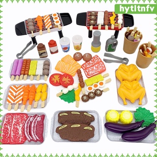 Hytltnfv juego De parrilladas De juguete Para barbacoa/juego De juegos/juguete De cocina Para barbacoa/juguete Para niños/niños/niñas