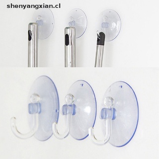 (new) Transparent Wall Hooks Hanger Kitchen Bathroom Suction Cup Sucker Accessorie shenyangxian.cl