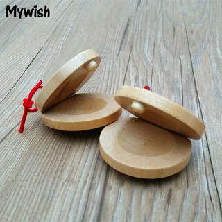 Mywish 1 pieza de castañuela de dedo instrumento de percusión Musical educativo juguete para niños