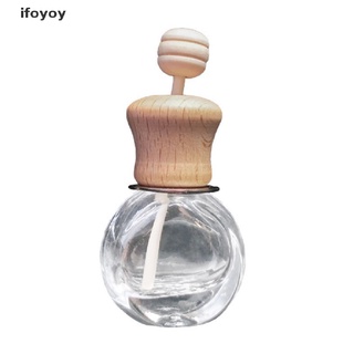 ifoyoy 1pc ambientador de coche perfume clip fragancia botella de vidrio vacía para essential cl