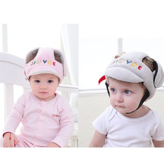 SF cascos suaves de seguridad resistentes a roturas para bebés/gorro Protector de cabeza de seguridad (gris)