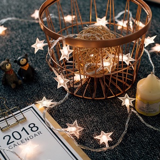 10/20 led estrella cadena de luz twinkle guirnaldas usb alimentado por usb de la lámpara de vacaciones año nuevo decoraciones de navidad para el hogar luces de hadas (3)