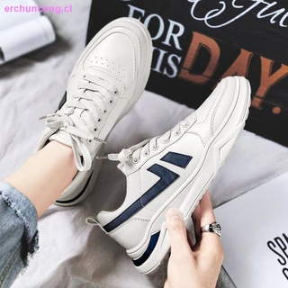 2021 new men s shoes summer breathable Korean version of the trend of sports and leisure board shoes all-match white shoes men s trendy shoes