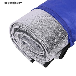 orget plegable impermeable papel de aluminio eva camping mat dormir picnic colchón almohadilla cl (6)