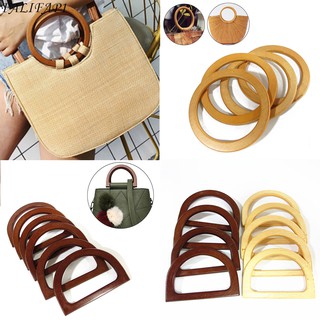 correa de mano redonda de madera para repuesto/accesorios/bolsa de mano (1)