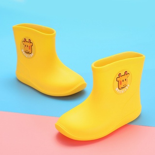 Los niños de moda botas de lluvia niños y niñas zapatos de agua de los niños botas de lluvia niños antideslizante zapatos de agua de dibujos animados (4)