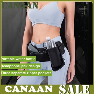 Canaán bolsa de cintura de gran capacidad impermeable para teléfono, botella de agua, riñonera para exteriores