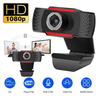 toworld 480/720/1080P USB 2.0 Webcam Video Web Camera with Microphone for PC Computer