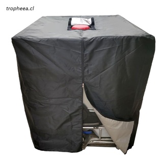 tro 1000L IBC Ton Barrel Protective Cover Waterproof Dustproof Rainwater 210D Outdoor Cover Tank Container Sunscreen Shade (1)
