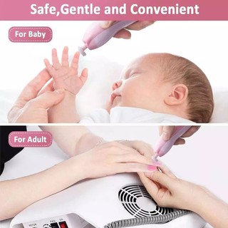 Nuevo bebé automático Trimmer de uñas seguro bebé cortaúñas conjunto de herramientas sin dolor (2)