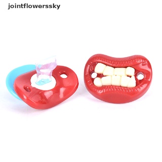 jfcl - chupón de silicona divertido para bebé, chupete de labios, chupete (5)