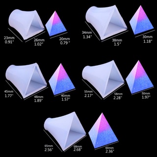 du 5 moldes de silicona piramidal moldes de resina molde de fundición orgone pirámide molde herramientas de joyería (7)