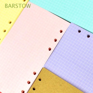 barstow púrpura papel recarga agenda carpeta dentro página cuaderno papel mensual semanal planificador diario 40 hojas suministros escolares a5 a6 hoja suelta recambio de papel