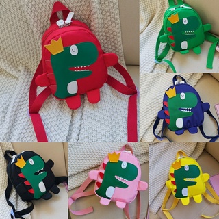 Kindergarten Bag 3D dibujos animados dinosaurio mochila nuevo niño niña bolsa verde