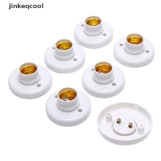 [jinkeqcool] 6 piezas e27 edison tapón de tornillo zócalo de luz de techo soporte base de fijación caliente