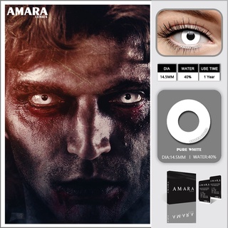 Lentes de contacto AMARA 2 pzs Cosplay Halloween lentes de contacto color rojo marrón gris azul rosa lentes para ojos (8)