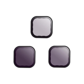 Wu For -Gopro Hero 9 - juego de filtros de cámara negro ND8 ND16 ND32 filtro de lente para Gopro Hero 9 accesorios de cámara de acción