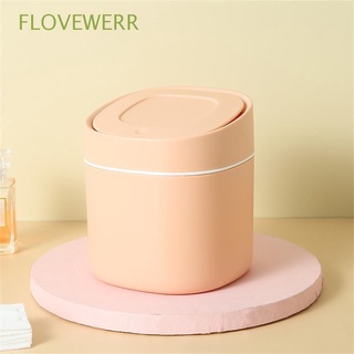 FLOVEWERR Cleaning Tool Trash Can Bed Mini Dustbin Office Table Desk Home Press/Multicolor