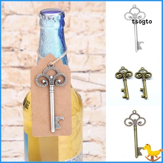 yikanf Fashion Portable Key Shaped Beer Bottle Opener Party Wedding Decoration Tool