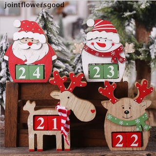 jffg calendario de navidad navidad de madera santa claus coche calendario decoraciones buena