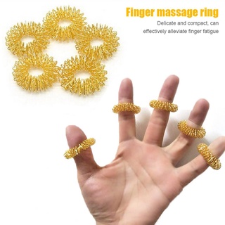ready iron dedo masajeador primavera anillo mano relax cuidado de la salud herramientas de acupuntura