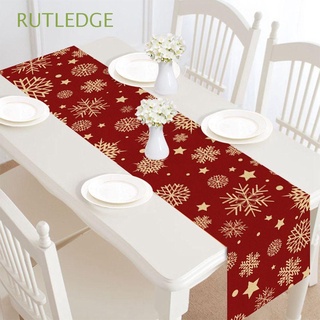 rutledge rojo decoración de navidad restaurante camino de mesa de navidad camino de mesa decoración de fiesta para boda cocina cena banquete lino mantel