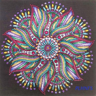 plhnfs colorido flor 5d forma especial diamante pintura bordado costura diamantes de imitación cristal cruz artesanías kit diy