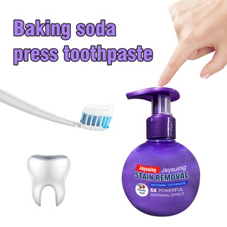 eliminación intensiva de manchas bicarbonato de sodio blanqueamiento pasta de dientes lucha sangrado encías