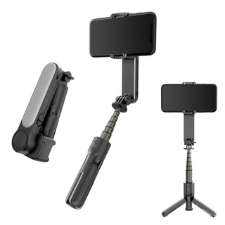 L09 Selfie stick inalámbrico Bluetooth con Luz Led tripié telescópico palo de mano Cardan Estabilizador Para teléfonos inteligentes Android Ios