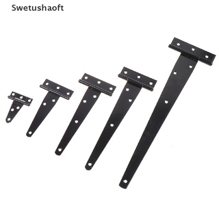 [SWE] Black Paint T Shape Triangle Hinge Cabinet Shed Wooden Door Gate Hinges Hardware FTO