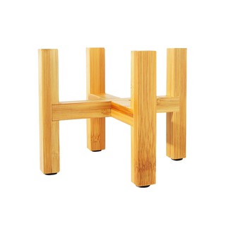 [VIP] maceta de madera Bonsai Rack titular hogar jardín interior planta soporte estante (9)