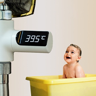 [Freev] Termómetro de ducha giratorio 360 Monitor de temperatura del agua medidor inteligente de energía MY33 (7)