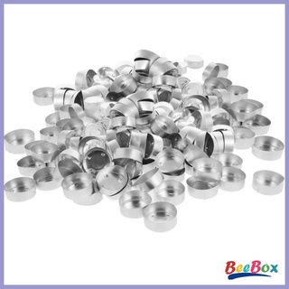Beebox 200 piezas de aluminio vacío tazas de té DIY velas contenedores caso